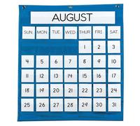 Pacon Tabella tascabile, calendario mensile, blu, 63,5 x 71,1 cm, 1 grafico