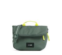 Pacsafe Go Saddle Borsa a tracolla verde scuro, poliestere, unisex