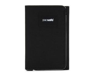 Pacsafe Rfidsafe RFID Blocking Trifold Portafoglio, Jet Black, Taglia unica, Rfidsafe RFID Blocco Trifold Portafoglio
