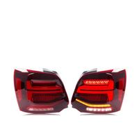 PaCsci Fanalino con Luce Stop Per VW Per Polo 5 MK5 6R 6C 2009-2017 Indicatori Direzione Sequenziali Rosse Per Luci Posteriori Per LED Retromarcia Fanale