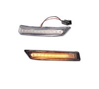 PaCsci Indicatori Nello Retrovisore Per Chrysler Town Per Dodge Per Grand Caravan 08-16 Gruppo Luci Indicatori Di Direzione Laterali A LED Ambra Con Lampeggio Sequenziale(Clear Lens)