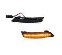 PaCsci Indicatori Nello Retrovisore Per Chrysler Town Per Dodge Per Grand Caravan 08-16 Gruppo Luci Indicatori Di Direzione Laterali A LED Ambra Con Lampeggio Sequenziale(Smoked Lens)