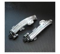 PaCsci Indicatori Nello Retrovisore Per Volvo Per S60 V40 V60 S80 S80L Indicatore Direzione Specchietto Retrovisore Laterale Auto Luci Direzione A LED Indicatore Retromarcia(Pair)