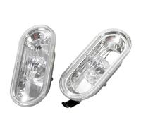 PaCsci Indicatori Retrovisori Per Le Luci Di Posizione Laterali Ll'auto Per VW Per Gli Indicatori Di Direzione Le Parti Angolari L Paralume Di Ricambio(White-2Pairs)