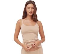 Pact Cotton Camisole with Shelf Bra Camicia, Champagne, S Donna