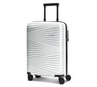 Pactastic Collezione 02 + BC, Argento metallizzato., Koffer S (55 cm), Trolley rigido con ruote girevoli