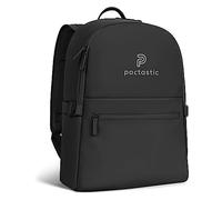 Pactastic Zaino grande con 2 scomparti con maniglia per il trasporto, zaino leggero da 710 grammi, realizzato in materiale tecnologico vegano impermeabile, 33 x 15 x 44 cm, con scomparto per laptop,