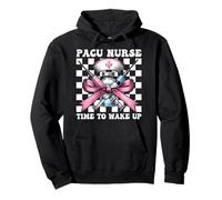 Pacu Nurse Time To Wake Up Anestesia Infermiera CRNA Anestesista Felpa con Cappuccio