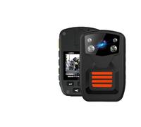 PACUM Fotocamera portatile Videocamera indossata dal corpo con registrazione video flash rossa e blu for visione notturna 1080p Protezione personale, Personale della porta, Butta