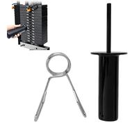 PacuM Perno da palestra per peso aggiuntivo, lunghezza 110 mm, diametro 10 mm, con clip a molla, accessori da palestra, perno di carico di ricambio, rinforzato per cavo Tower Functional Trainer Machin