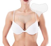Pad Antirughe Petto Imbottitura Toracica in Silicone Riutilizzabile Patch Antirughe Silicone Patch per Décolleté Scollatura Notturna Tampone Silicone per Lisciare Pelle, 5,9 x 4,7 Pollici