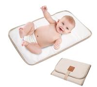 PAD CAMBIAMENTE | Pad Del Pannolino Impermeabile | MAT PATER PORTATIFICA | Tappetino Da Cambio Di Viaggio Compatto Pieghevole Con Adesivi Magici, Design Imbottito Morbido, Impugnatura Facile E Sicura