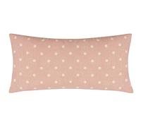 PAD - Canvas - Federa per Cuscino, Cuscino Decorativo - Rosa - Polka Dots - 100% Cotone Stone Washed - 25 x 50 cm