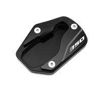 Pad Cavalletto Moto Per Honda Per FORZA 350 NSS350 Supporto Piede Con Staffa Estensione Laterale CNC(Black A)