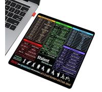 Pad con tasti di scelta rapida per tastiera: pad tastiera con combinazioni di tasti, pad per tastiera sinlip per laptop | Contiene una tabella di riferimento breve