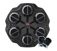 Pad da boxe con musica da parete, gioco di boxe a parete, macchina da allenamento intelligente con guanti, giocattolo sportivo senza fili con luce e musica per bambini, bambino