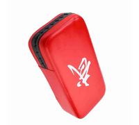 Pad da Boxe per Bersaglio a Mano, Durevole Aiuto per L'allenamento in Pelle PU, Leggero per la Pratica Domestica di Kickboxing (Rosso)