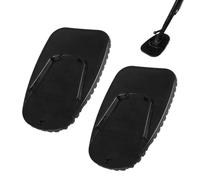 Pad del kickstand motociclistico - Piastra per montagne al cavalletto pesante, tappetino anti -slittamento da 2 pc | Stabilizzatore di parcheggio morbida, campeggio, garage, scooter, bici