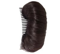 Pad di capelli invisibile soffice per capelli corti capelli lunghi cumpulla naturale bump per volume fai da te accrescere i capelli respirabile soffio per le donne ragazze marrone scuro