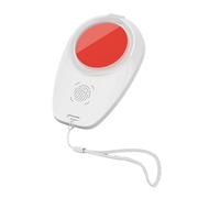 Pad Di Inchiostro Per Impronte Digitali | Portatile - Kit Forze 'ordine Professionale, Rosso Con Cordino Forniture Notaio