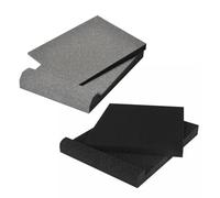 Pad di isolamento monitor Studio - base per altoparlanti non slip, pad di isolamento monitor Studio, piattaforma in schiuma, isolatore del suono | Ottimo per configurazioni in studio, sistemi audio do