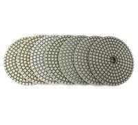 Pad di lucidatura del diamante 10 pezzi 4 pollici diamantati lucidatura pad 100 mm bagnato flessibile bianco lucidatura pad for pietra pavimento in cemento(50)