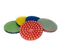 Pad di lucidatura del diamante 10 pezzi/lotto 4 pollici tampone lucidante for pavimenti in cemento resina legame rinnovare tampone lucidante diamantato for granito marmo disco abrasivo(200)