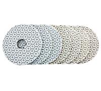 Pad di lucidatura del diamante 7 pezzi 4 pollici 105 mm Super Diamond lucidatura pastiglie bagnato/asciutto for granito marmo pietra dischi abrasivi