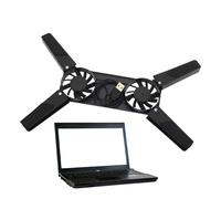 Pad Di Raffreddamento Per Laptop - Cooler Pieghevole Con 2 Ventole | Fan Del Notebook USB Supporto Stand Computer Base Ventilata Portatile Adatto Il Surriscaldamento 'Ufficio Gioco La Casa Protezi
