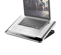 Pad di raffreddamento per ventola per laptop - Base di sollevamento del dispositivo di raffreddamento regolabile - Ventola di raffreddamento silenziosa per laptop in lega di alluminio |