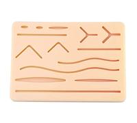 Pad Di Sutura Chirurgica Riutilizzabile, Cuscinetto Di Sutura in Silicone, Modello Di Sutura Della Pelle Traumatica, Kit Di Pratica Della Sutura Della Ferita Medica Per Pratica E Uso Di Allenamento