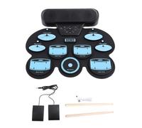 Pad Elettronico Portatile, Arrotolato a Mano con Doppi Altoparlanti, Facile da Trasportare, Chiara qualità del Suono