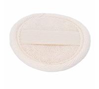 Pad esfoliante in luffa per il viso, scrubber per il corpo, per uomo e donna, per doccia e bagno, in spugna di luffa (Colore originale)