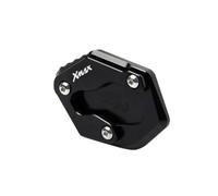 Pad Estensione Cavalletto 2Pc Per Xmax125 XMAX 250 Xmax300 Piede Lato Del Basamento Supporto Di Estensione Ingranditore Kick Pad Piastra Cavalletto Del Basamento Di Estensione Pad