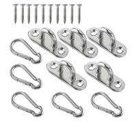 Pad Eye Plate Easy Install Amaca Montaggio a parete Solid Marine Hardware Gancio