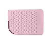 Pad for Curling Iron - Flat iron heat protection pad, Silicone Heat-Proof Flat Iron Cover Mat, Travel Curling Iron Pad. Hot tool protector pad for Curling Irons, Hair Straightener, Flat Irons