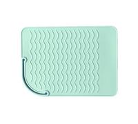 Pad for Curling Iron - Flat iron heat protection pad, Silicone Heat-Proof Flat Iron Cover Mat, Travel Curling Iron Pad. Hot tool protector pad for Curling Irons, Hair Straightener, Flat Irons