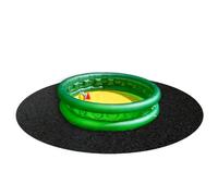 Pad for Under Pool, Round Heavy-Duty Liner Mat, Thick Protective Base Layer, Durable Ground Shield Barrier, Ideal for Swimming Setup, Lawn, Grass, Outdoor Deck, Patio Flooring Cover