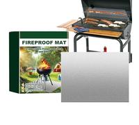 Pad Ignifugo - Tappetino Resistente Al Calore Barbecue, Protezione Della Buca Per Il Fuoco, Scudo Ponte Esterno, salvatores Di Patio, Barriera Per Griglia Riutilizzabile | Underlay