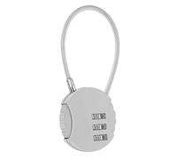 Pad Locks with Code - Small Round Shape Combination Lock | Travel Backpack Accessories, 3 Digit Combination Lock for Iron Door, Luggage, Toolbox and Case Home Gym Locker School Cabinet Unit