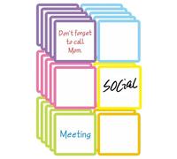 PAD MAGNETICO PER FRIGRENZA - BEVANZA DI CON AIGNORE, NOTE STAFFE ERRESTABILE PER LOCKER | Decorazione del blocco appunti adesivo riutilizzabile | Decorazione 'armadietto della cucina