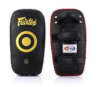 Pad Muay Thai MMA Curvi Fairtex per Pugni, Blocco, Calci, Percussioni | Guantoni Leggeri e Ammortizzanti | Imbottitura Extra per Sparring per Kickboxing e Difesa Personale(Standard-Nero)