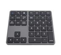 PAD NUMERE Bluetooth, 2,4 GHz USB USB ESTERNO RECULABILE 35 Tasti Numpad, Tastiera di Immissione Dati Finanziari per Laptop, PC, Desktop, Notebook (GRAY)