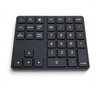 PAD NUMERE Bluetooth, 2,4 GHz USB USB ESTERNO RECULABILE 35 Tasti Numpad, Tastiera di Immissione Dati Finanziari per Laptop, PC, Desktop, Notebook (BLACK)