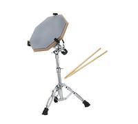 Pad per batteria e supporto per esercitarsi con le bacchette per i rudimenti