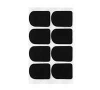 Pad per bocchino Sax per clarinetto sassofono tenore soprano alto (0,3/0,5/0,8 mm mm 2 colori ， 2 forme(Rotondo nero da 0,5 mm) Salvabocchino Clarinetto
