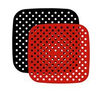 Pad per Friggitrice ad Aria Fodere Riutilizzabili per Friggitrice ad Aria Fodere per Friggitrice ad Aria Facili da Pulire Fodere per Friggitrice ad Aria per Friggitrici ad Aria Piccola e Media