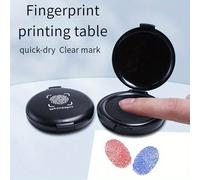 Pad per impronte digitali, pad per impronte digitali per identificazione notarile, carta di identità di sicurezza con impronte digitali, pad portatile per impronte digitali, mini tampone per impronte