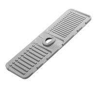 Pad per lavello, deviatore contatore in silicone, tappetino con pendenza di drenaggio, organizzatore per lavello, paraspruzzi con bordo rialzato, tappetino per asciugare piatti da cucina con design