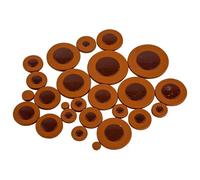 Pad Saxofoni Alto Cuscinetti Sassofoni Resonatore Di Plastica Deluxe Sax Pads ATTO SAX SAXPHEPHPHEPS CAM ACCESSORI Principianti accessori per sassofono(Brown)